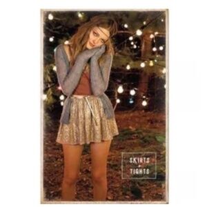 Aerie Gold Skirt Shimmery Mini Skirt Casual Party Wear